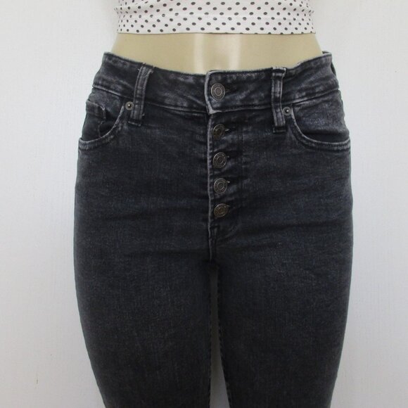 GAP Jeans Size 6/28 High Rise Universal Legging Gray Denim - Picture 3 of 13